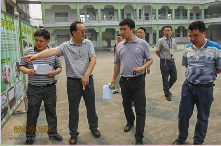 教育部规划司基建处副处长视察学校